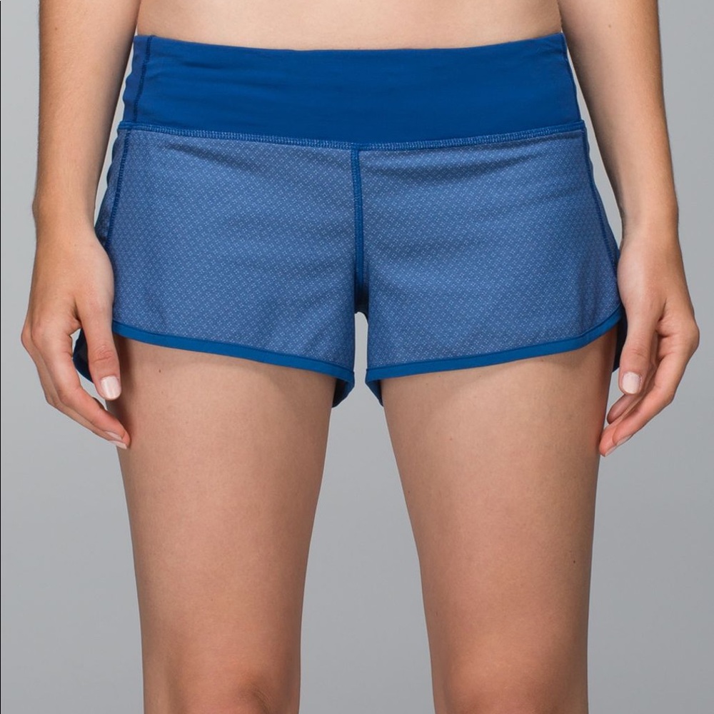 Lululemon diamond dot speed short size 4